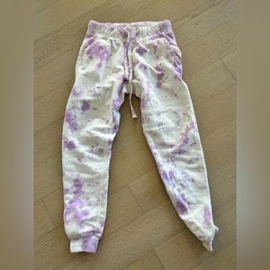 Purple Tie Dye Sweats